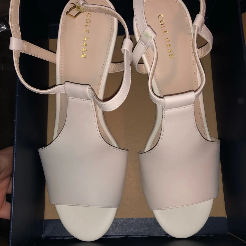 NEW Cole Haan Heels Maddie Wedge Sandals